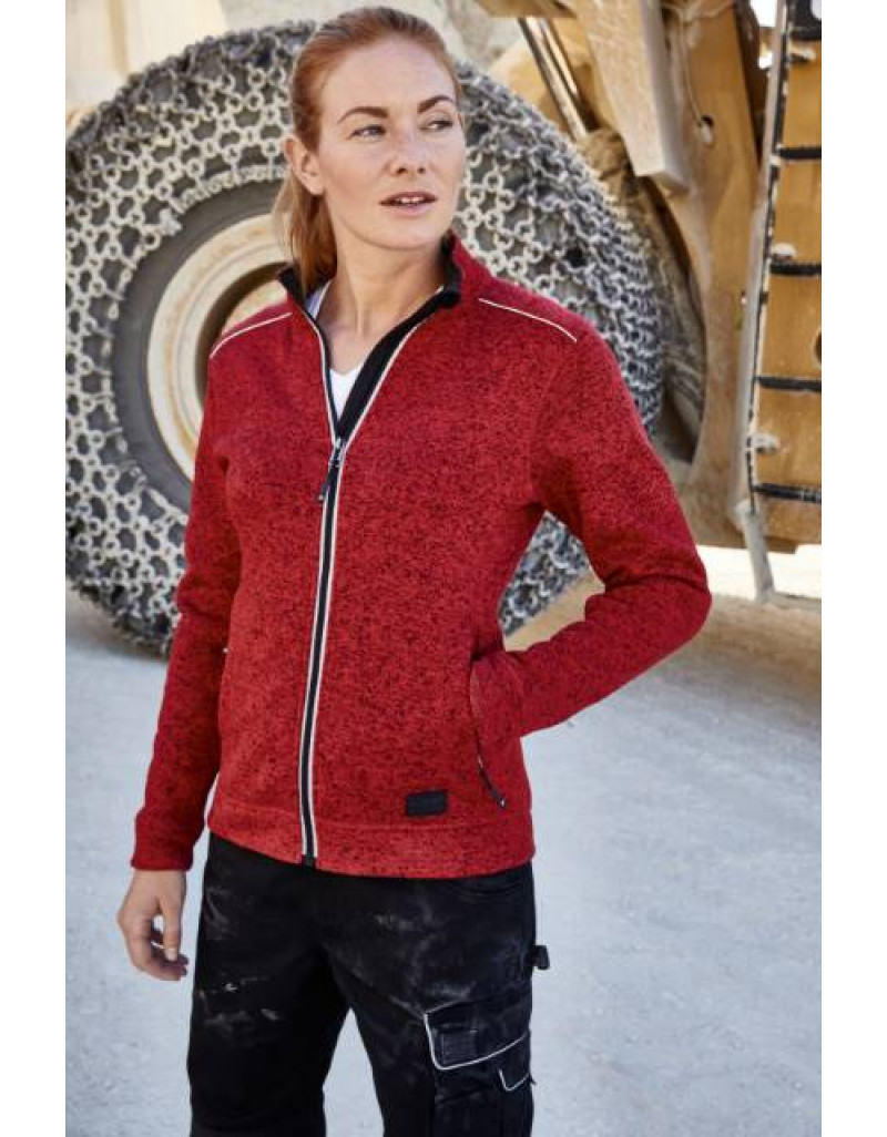 Jachetă de lucru tricotată din fleece pentru femei - Uni